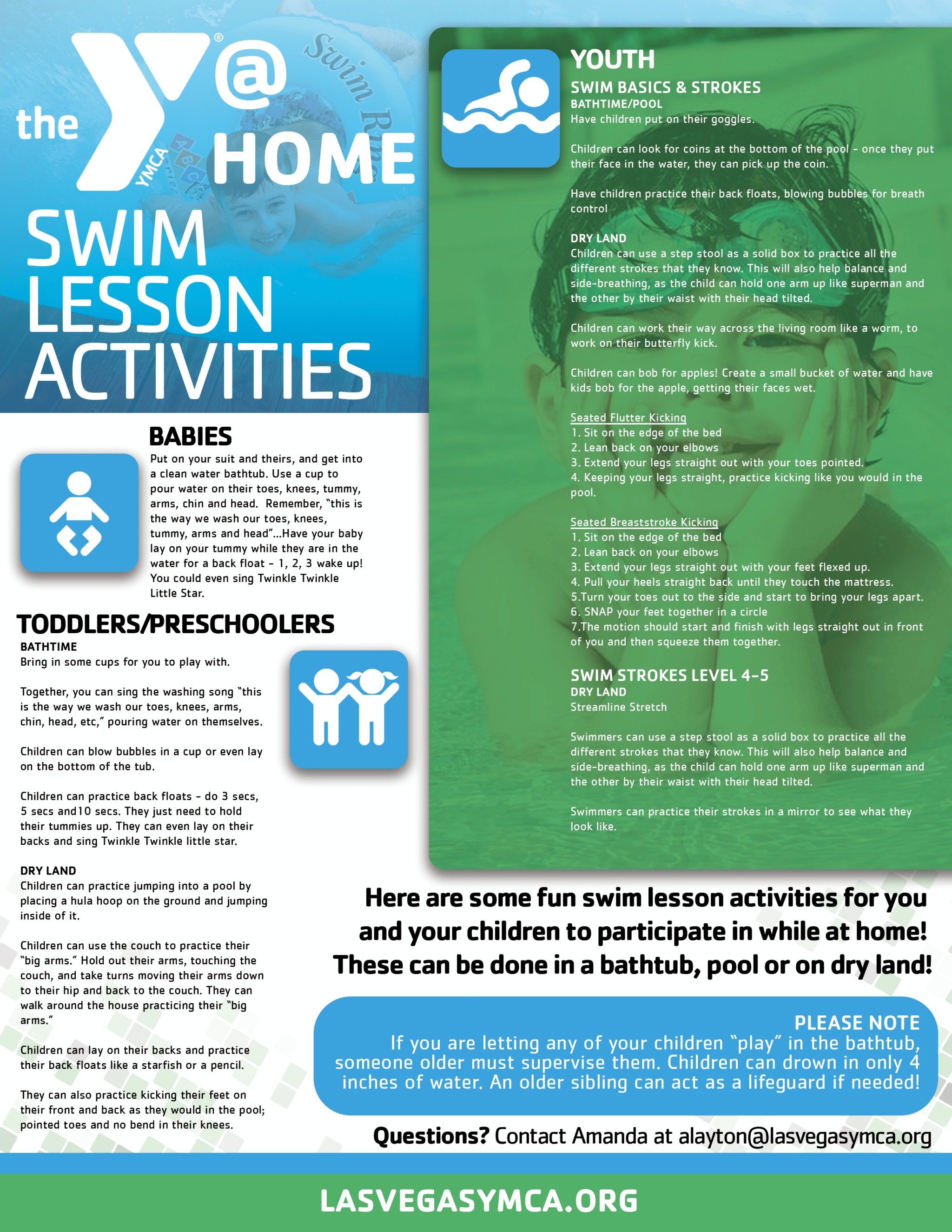 At-Home Activities For Youth And Family | YMCA Of Southern Nevada